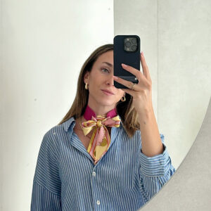 Choker Clavel Rosa